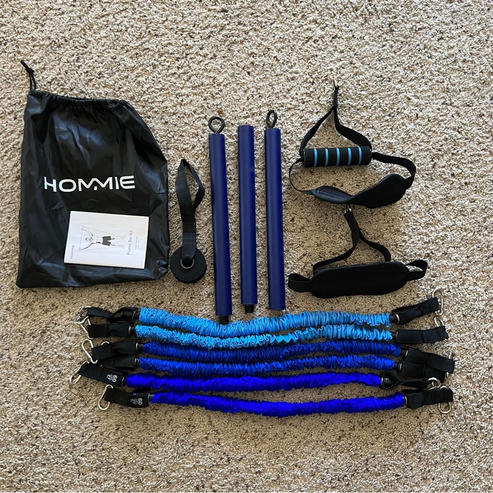Hommie Curl Bar Pilates Bar Set